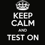 Keep calm when testing to perform your best